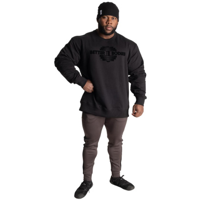 Better Bodies Union Crewneck Black
