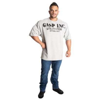 GASP Iron Thermal Tee Grey Melange