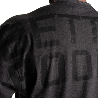 Better Bodies Union Iron Tee Dark Grey Melange