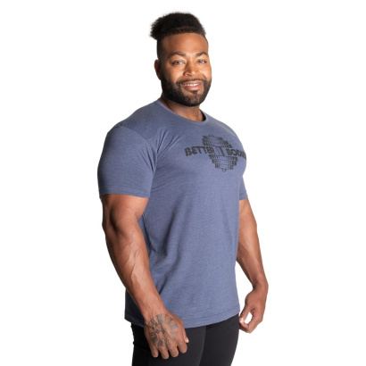 Better Bodies Recruit Tee Sky Blue Melange Better Bodies Recruit Tee Sky Blue Melange