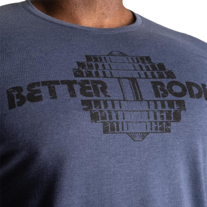 Better Bodies Recruit Tee Sky Blue Melange Better Bodies Recruit Tee Sky Blue Melange
