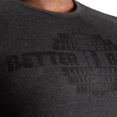 Better Bodies Recruit Tee Dark Grey Melange Better Bodies Recruit Tee Dark Grey Melange