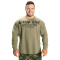 GASP Iron Thermal Gym Sweater Washed Green GASP Iron Thermal Gym Sweater Washed Green