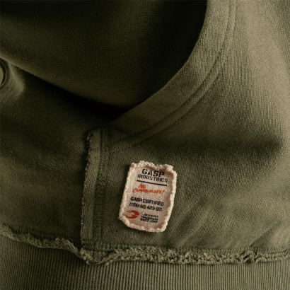 GASP Original Hoodie Washed Green