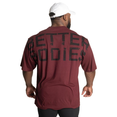 Better Bodies Union Iron Tee Maroon