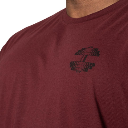 Better Bodies Union Iron Tee Maroon