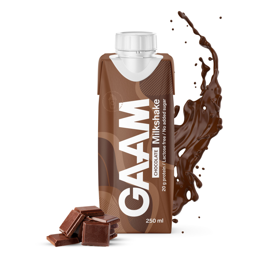 GAAM Milkshake 250 ml ryhmässä Juomat / Proteiinijuomat @ Proteinbolaget (PB-220920)