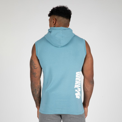 Gorilla Wear Oswego S/L Hooded T-Shirt blue Gorilla Wear Oswego S/L Hooded T-Shirt blue