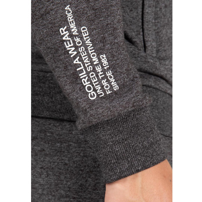 Gorilla Wear Payette Zipped Hoodie grey