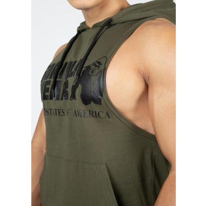 Gorilla Wear Rogers Hooded Tank Top army green