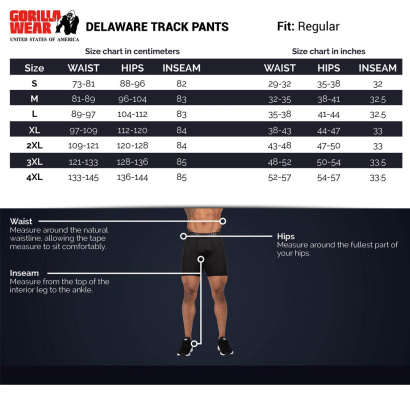 Gorilla Wear Delaware Track Pants navy