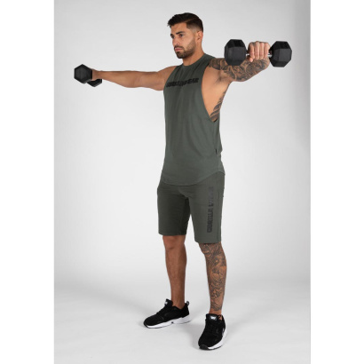 Gorilla Wear Milo Drop Armhole Tank Top green