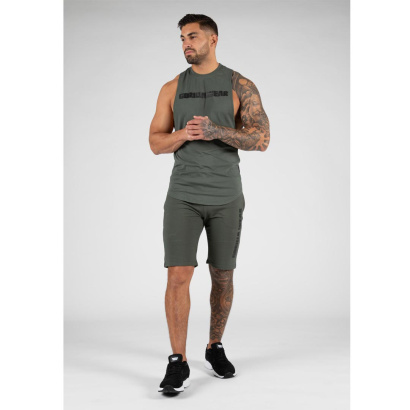 Gorilla Wear Milo Drop Armhole Tank Top green