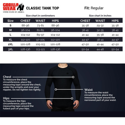 Gorilla Wear Classic Tank Top blue Gorilla Wear Classic Tank Top blue