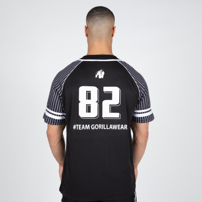 Gorilla Wear 82 Baseball Jersey Black