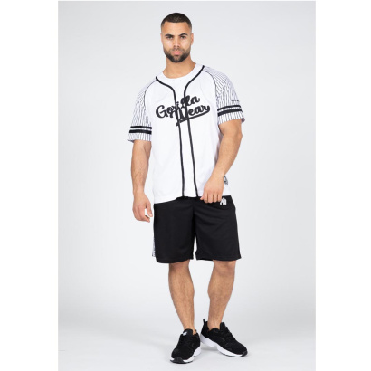 Gorilla Wear 82 Baseball Jersey White Gorilla Wear 82 Baseball Jersey White