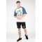 Gorilla Wear Logan Oversized T-Shirt beige/blue Gorilla Wear Logan Oversized T-Shirt beige/blue
