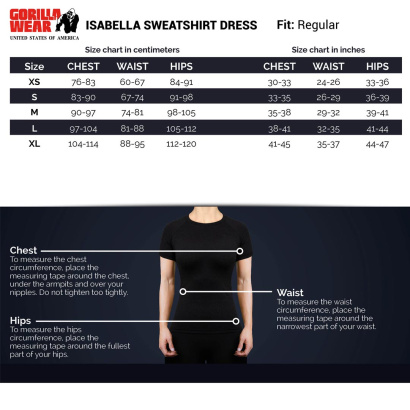 Gorilla Wear Isabella Sweatshirt Dress black Gorilla Wear Isabella Sweatshirt Dress black