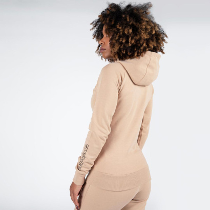 Gorilla Wear Marion Zipped Hoodie beige Gorilla Wear Marion Zipped Hoodie beige