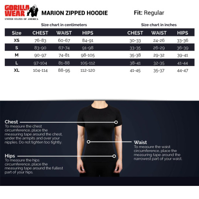 Gorilla Wear Marion Zipped Hoodie beige Gorilla Wear Marion Zipped Hoodie beige