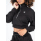 Gorilla Wear Ocala Cropped Half-Zip Sweatshirt black