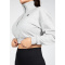 Gorilla Wear Ocala Cropped Half-Zip Sweatshirt grey