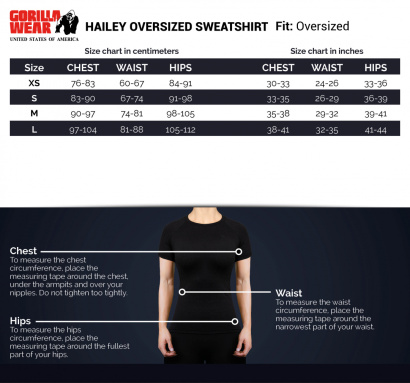 Gorilla Wear Hailey Oversized Sweatshirt grey melange