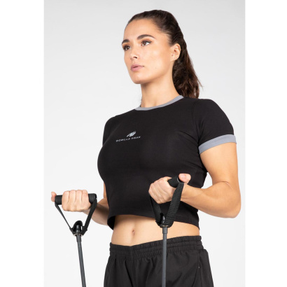 Gorilla Wear New Orleans Cropped T-Shirt black