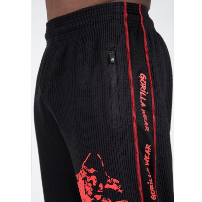 Gorilla Wear Buffalo Old School Workout Pants black/red