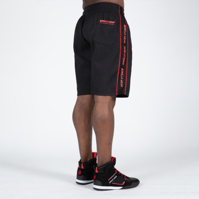 Gorilla Wear Buffalo Old School Workout Shorts black/red