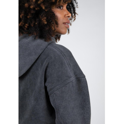 Gorilla Wear Crowley Oversized Women´s Hoodie washed grey Gorilla Wear Crowley Oversized Women´s Hoodie washed grey