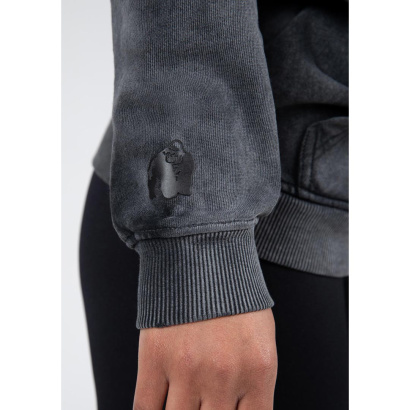 Gorilla Wear Crowley Oversized Women´s Hoodie washed grey Gorilla Wear Crowley Oversized Women´s Hoodie washed grey