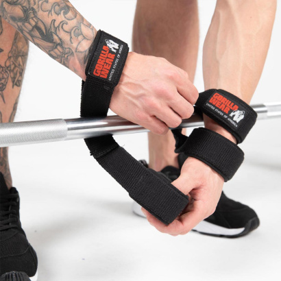 Gorilla Wear Figure 8 Lifting Straps Black Gorilla Wear Figure 8 Lifting Straps Black