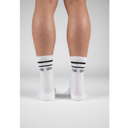 Gorilla Wear Crew Socks 2-Pack White Gorilla Wear Crew Socks 2-Pack White