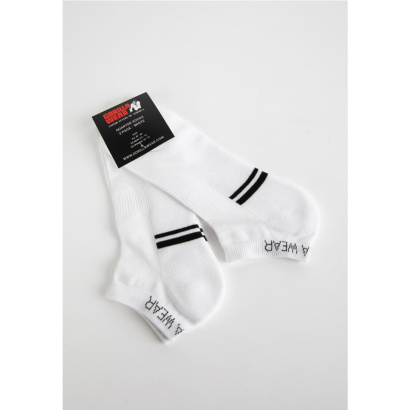 Gorilla Wear Quarter Socks 2-Pack White Gorilla Wear Quarter Socks 2-Pack White