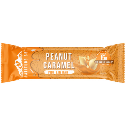 12 x Latitude 65 FILLED Proteinbar 45 g Peanut Caramel