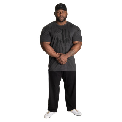 GASP Skull Standard Tee Dark Grey Melange