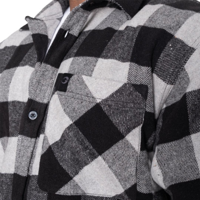 GASP Heavy Flannel shirt Grey/Black GASP Heavy Flannel shirt Grey/Black