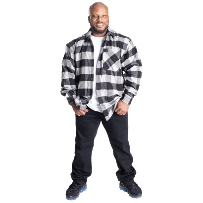 GASP Heavy Flannel shirt Grey/Black GASP Heavy Flannel shirt Grey/Black