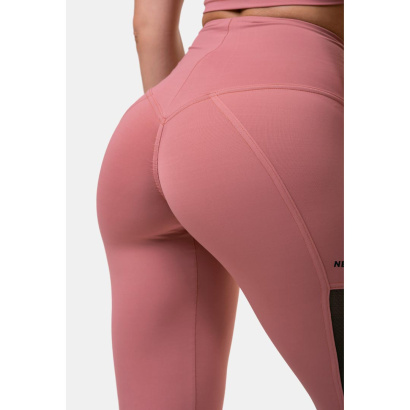 NEBBIA Fit & Smart High Waist Tights Old Rose