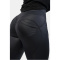 NEBBIA High Waist Glossy Look Bubble Butt Pants Vulcanic Black
