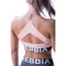 NEBBIA Open Back Bra Salmon