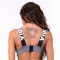 NEBBIA Lace-Up Sport Bra Metal