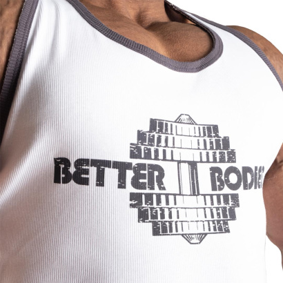 Better Bodies Dumbbell T-Back White Better Bodies Dumbbell T-Back White