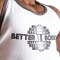 Better Bodies Dumbbell T-Back White Better Bodies Dumbbell T-Back White