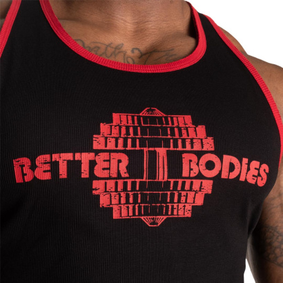 Better Bodies Dumbbell T-Back Black/Red Better Bodies Dumbbell T-Back Black/Red