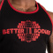 Better Bodies Dumbbell T-Back Black/Red Better Bodies Dumbbell T-Back Black/Red