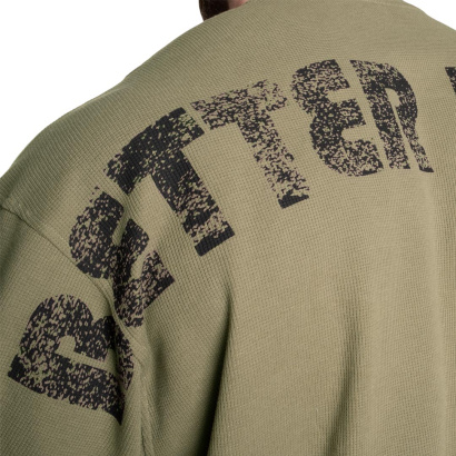 Better Bodies Team Iron Thermal Tee Washed Green