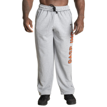 GASP Division Sweatpants Light Grey Melange/Flame GASP Division Sweatpants Light Grey Melange/Flame