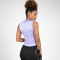 Gorilla Wear Estelle Twisted Crop Top Lilac Gorilla Wear Estelle Twisted Crop Top Lilac